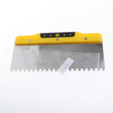 Maxbell Drywall Trowel Notched Spreader Plastering Toothed Spatula Plastering Trowel 250mm