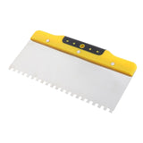Maxbell Drywall Trowel Notched Spreader Plastering Toothed Spatula Plastering Trowel 250mm