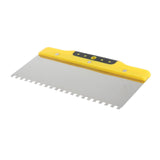 Maxbell Drywall Trowel Notched Spreader Plastering Toothed Spatula Plastering Trowel 250mm
