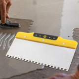 Maxbell Drywall Trowel Notched Spreader Plastering Toothed Spatula Plastering Trowel 250mm