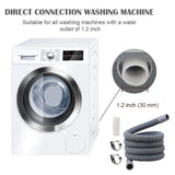 Maxbell Washing Machine Drain Hose Durable Replaces Washer Drain Hose Extension Kits 500cm