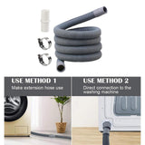 Maxbell Washing Machine Drain Hose Durable Replaces Washer Drain Hose Extension Kits 500cm
