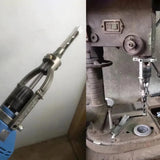 Maxbell Square Hole Drill Fixed Bracket Black Accessory Professional for Drill Press Style A