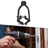 Maxbell Square Hole Drill Fixed Bracket Black Accessory Professional for Drill Press Style A