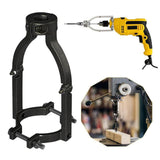 Maxbell Square Hole Drill Fixed Bracket Black Accessory Professional for Drill Press Style A