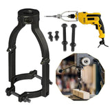 Maxbell Square Hole Drill Fixed Bracket Black Accessory Professional for Drill Press Style B