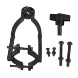 Maxbell Square Hole Drill Fixed Bracket Black Accessory Professional for Drill Press Style C