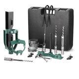 Maxbell Mortising Chisels Drill Machine for Drilling Square Hole Mortiser Circles Green