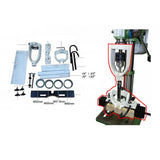 Maxbell Mortising Chisels Drill Machine for Drilling Square Hole Mortiser Circles White