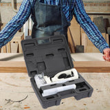 Maxbell Mortising Chisels Drill Machine for Drilling Square Hole Mortiser Circles White