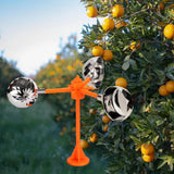 Maxbell 2xPigeon Bird Deterrent Bird Deterrent Reflective Scare for Yard Ponds Outdoor standard