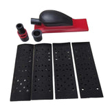 Maxbell Hand Grinding Plate Sanding Block for Drywalling Car Waxing Furniture Making 19.8cmx7cm