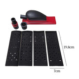 Maxbell Hand Grinding Plate Sanding Block for Drywalling Car Waxing Furniture Making 19.8cmx7cm