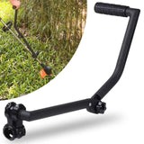 Adjustable Lawn Trimmer Auxiliary Handle Grip Folding Designed for Lawn Care Black