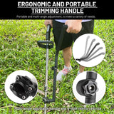 Adjustable Lawn Trimmer Auxiliary Handle Grip Folding Designed for Lawn Care Black