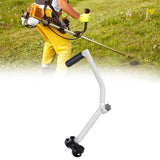 Adjustable Lawn Trimmer Auxiliary Handle Grip Folding Designed for Lawn Care White