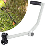 Adjustable Lawn Trimmer Auxiliary Handle Grip Folding Designed for Lawn Care White