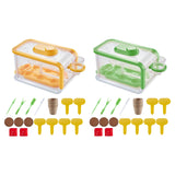 Maxbell Plant Starter Trays Plant Starting Trays for Home Gardens Greenhouse Growing Yellow