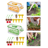 Maxbell Plant Starter Trays Plant Starting Trays for Home Gardens Greenhouse Growing Yellow