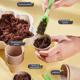 Maxbell Plant Starter Trays Plant Starting Trays for Home Gardens Greenhouse Growing Yellow