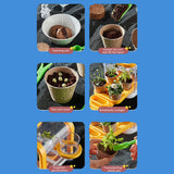 Maxbell Plant Starter Trays Plant Starting Trays for Home Gardens Greenhouse Growing Yellow