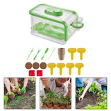 Maxbell Plant Starter Trays Plant Starting Trays for Home Gardens Greenhouse Growing Green