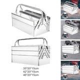 Tool Box Repair Tools Storage Case Organizer for Car Trunks Garage Household 350mm Double layer