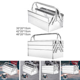 Tool Box Repair Tools Storage Case Organizer for Car Trunks Garage Household 350mm Double layer