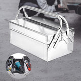 Tool Box Repair Tools Storage Case Organizer for Car Trunks Garage Household 350mm Double layer