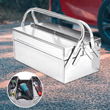 Tool Box Repair Tools Storage Case Organizer for Car Trunks Garage Household 350mm Double layer