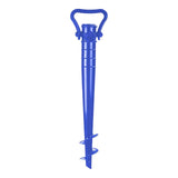 Beach Umbrella Stand Anchor Parasol Holder Anchor for Beach Barbecue Picnics Blue