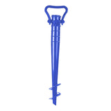 Beach Umbrella Stand Anchor Parasol Holder Anchor for Beach Barbecue Picnics Blue