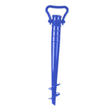 Beach Umbrella Stand Anchor Parasol Holder Anchor for Beach Barbecue Picnics Blue