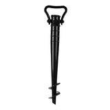 Beach Umbrella Stand Anchor Parasol Holder Anchor for Beach Barbecue Picnics Black