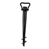 Beach Umbrella Stand Anchor Parasol Holder Anchor for Beach Barbecue Picnics Black