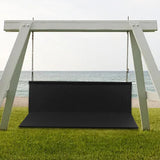 Maxbell Swing Seat Cover Swing Seat Cover for Swing Chair Garden Outdoor 138cmx50cmx50cm Black