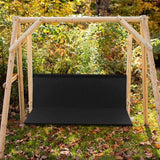 Maxbell Swing Seat Cover Swing Seat Cover for Swing Chair Garden Outdoor 138cmx50cmx50cm Black