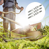 Maxbell Lawn Mower Saw Blade Garden Lawn Mower Accessories Tools Grass Cutter Blades 6Pieces