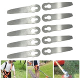 Maxbell Lawn Mower Saw Blade Garden Lawn Mower Accessories Tools Grass Cutter Blades 10Pieces