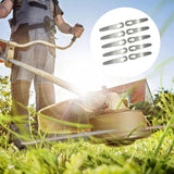 Maxbell Lawn Mower Saw Blade Garden Lawn Mower Accessories Tools Grass Cutter Blades 10Pieces