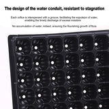 10Pcs Seedling Trays Microgreens Trays 50 Holes Pet Growing Trays with Holes 80g