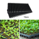 10x Seedling Starter Trays 128 Holes Planting Trays Thickened Seedling Trays 80g