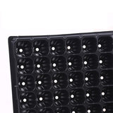 10x Thick Seedling Trays Reusable Black Durable Pet Plant Trays for Seedling 120g