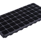 10x Thick Seedling Trays Reusable Black Durable Pet Plant Trays for Seedling 120g