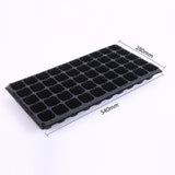 10x Thick Seedling Trays Reusable Black Durable Pet Plant Trays for Seedling 120g