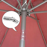 Maxbell Patio Umbrella Accessories Removable Umbrella Parts for Balcony Yard Fishing Shaker Turn