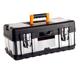 Maxbell Toolbox Lockable Multipurpose Steel for Mechanical Repairs Household Plumber 14inch