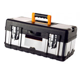 Maxbell Toolbox Lockable Multipurpose Steel for Mechanical Repairs Household Plumber 14inch
