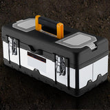 Maxbell Toolbox Lockable Multipurpose Steel for Mechanical Repairs Household Plumber 20inch