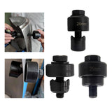 Maxbell 2 Piece Sheet Metal Punch Tool Hole Knockout Die and Punch for Metal